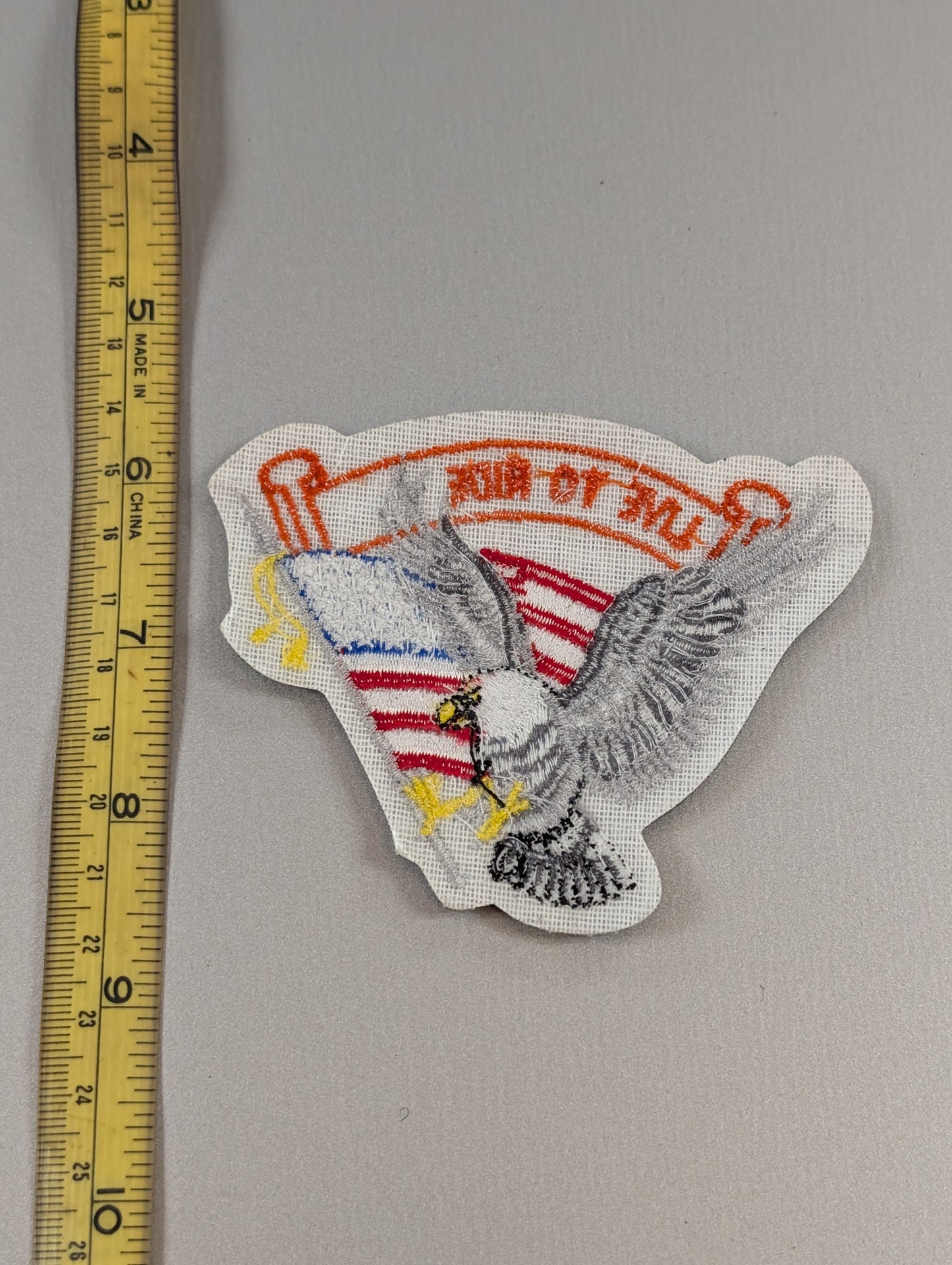 Live to ride Vintage Patch