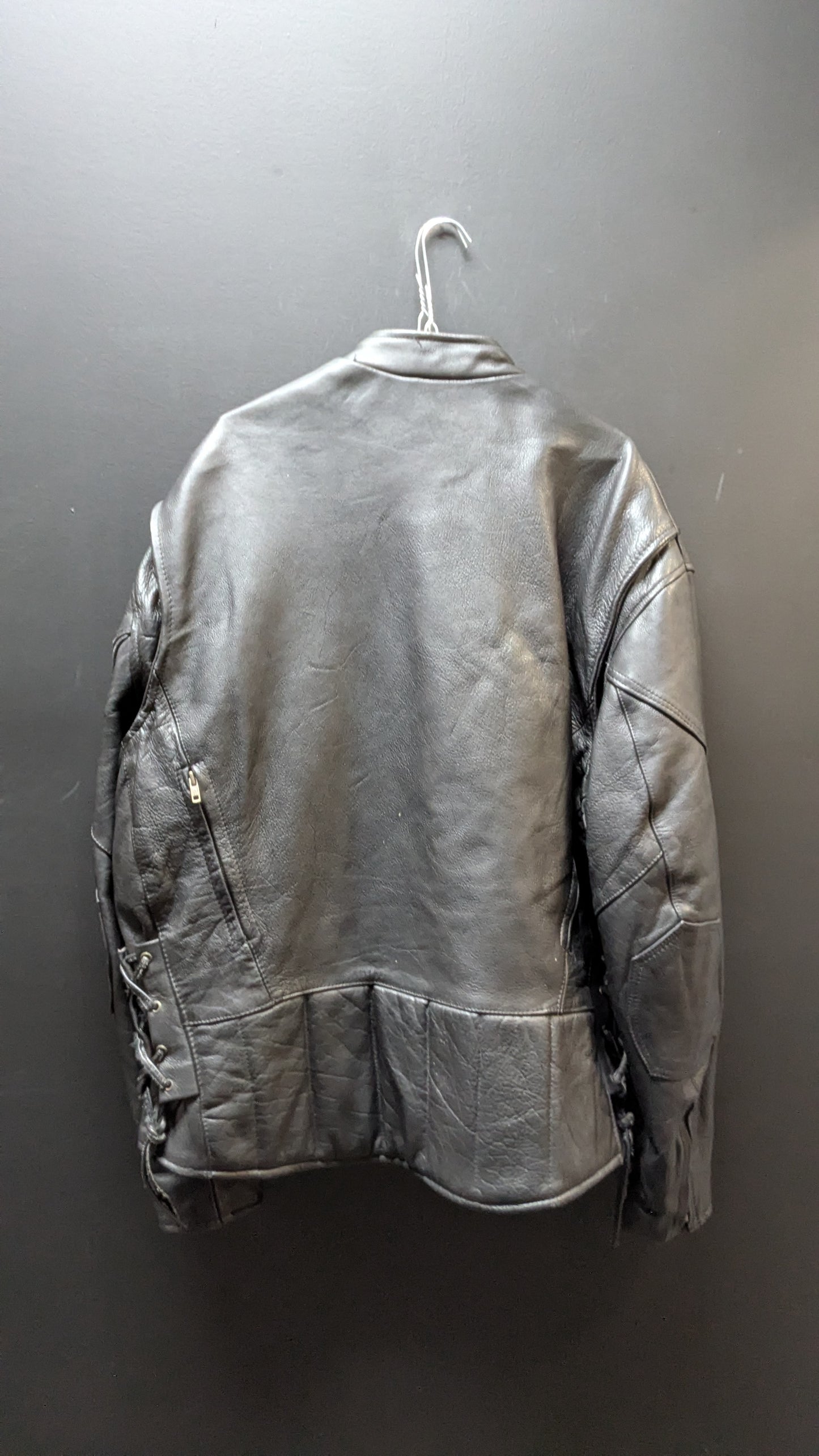 Leather Motorcycle jacket- Men's size 54