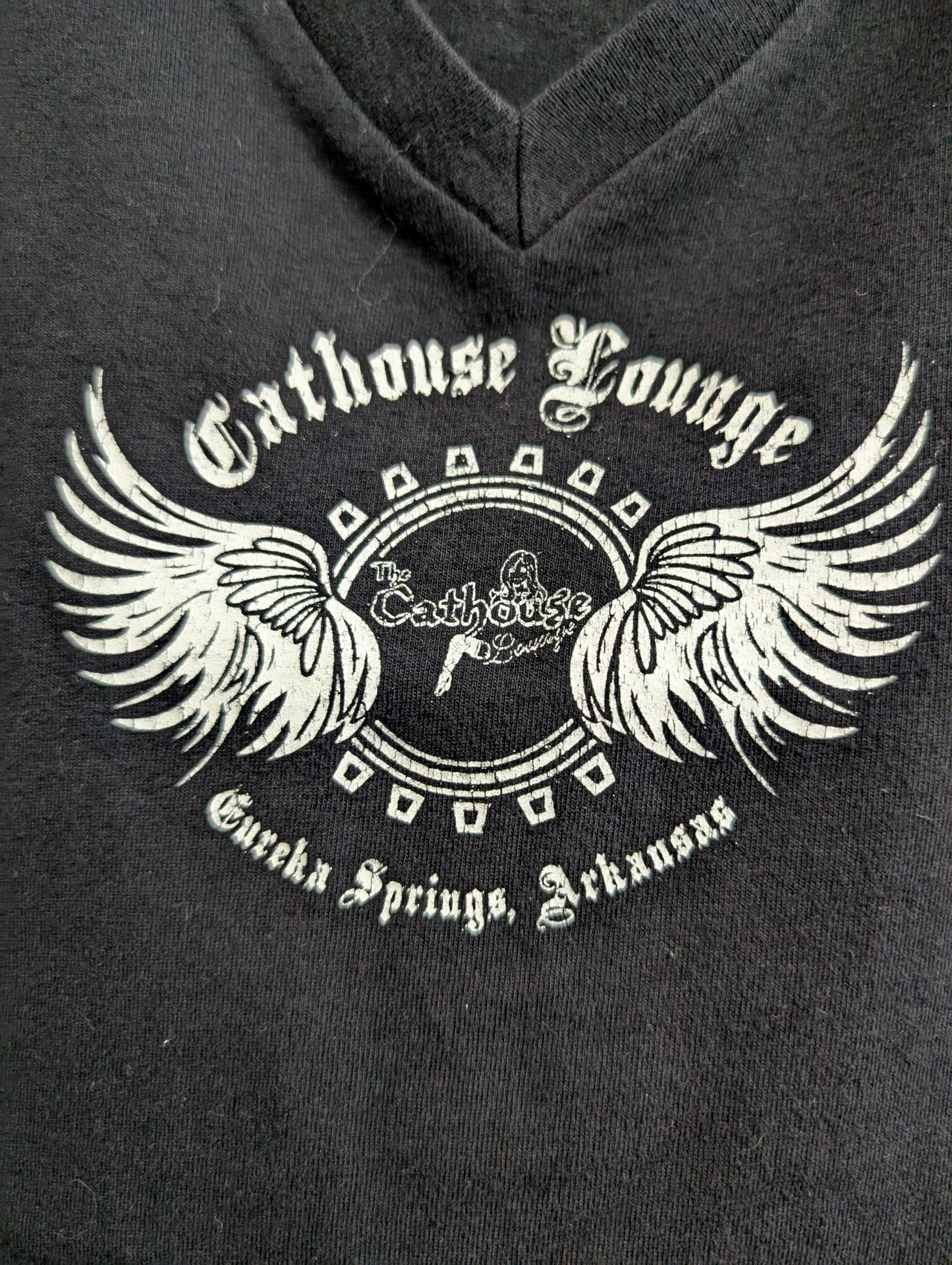 Cathouse lounge bling women's medium tshirt