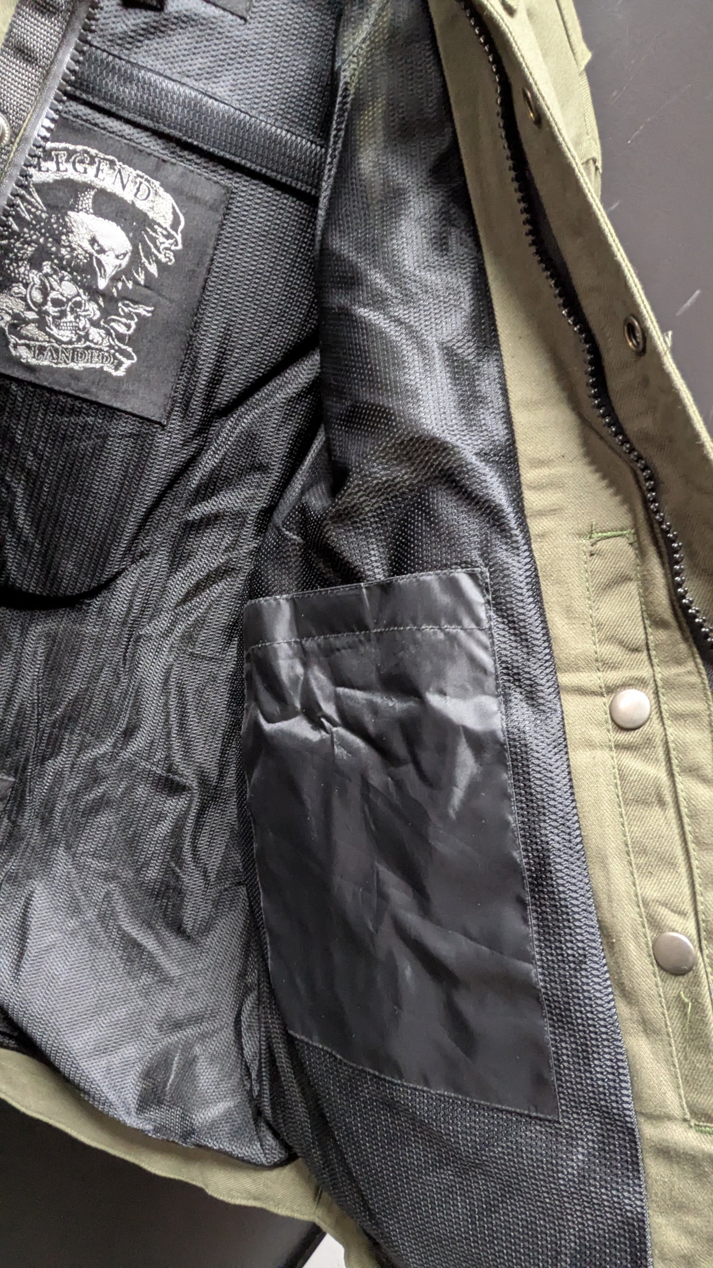 Mens Flannel Riding Jacket