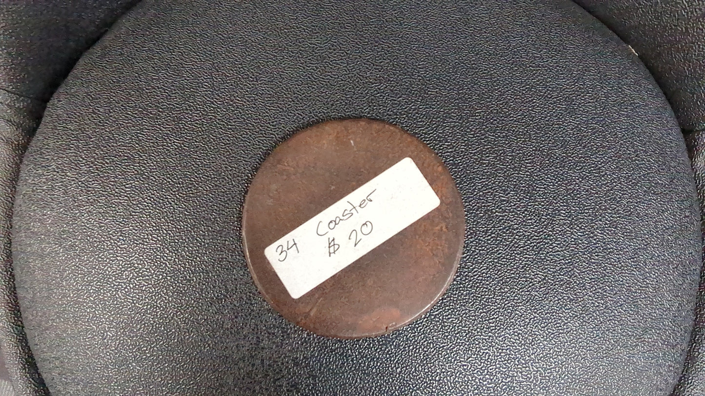 Custom Leather Coaster