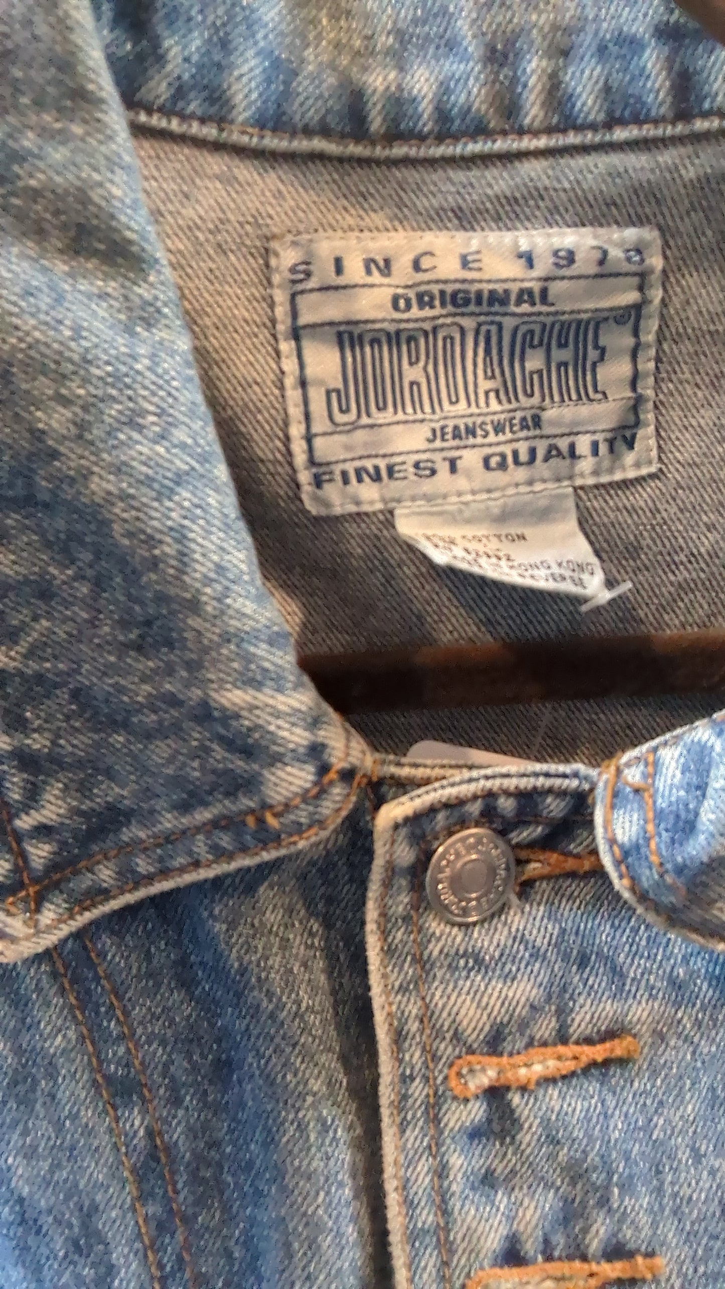 Jordache Vintage Jean Jacket -Large