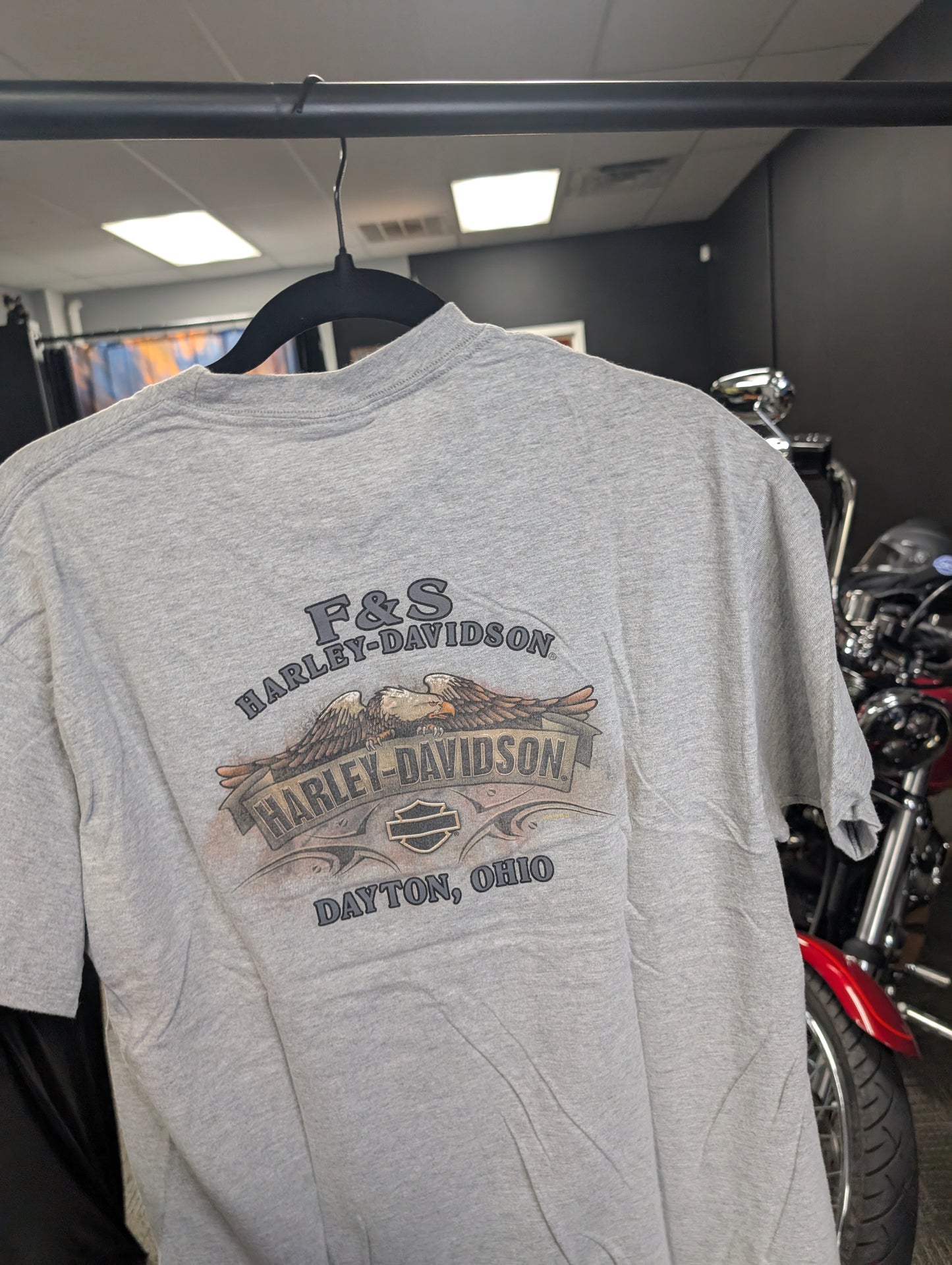 Loyal to 1 F&S Harley Davidson Stratman Men's Large Tshirt