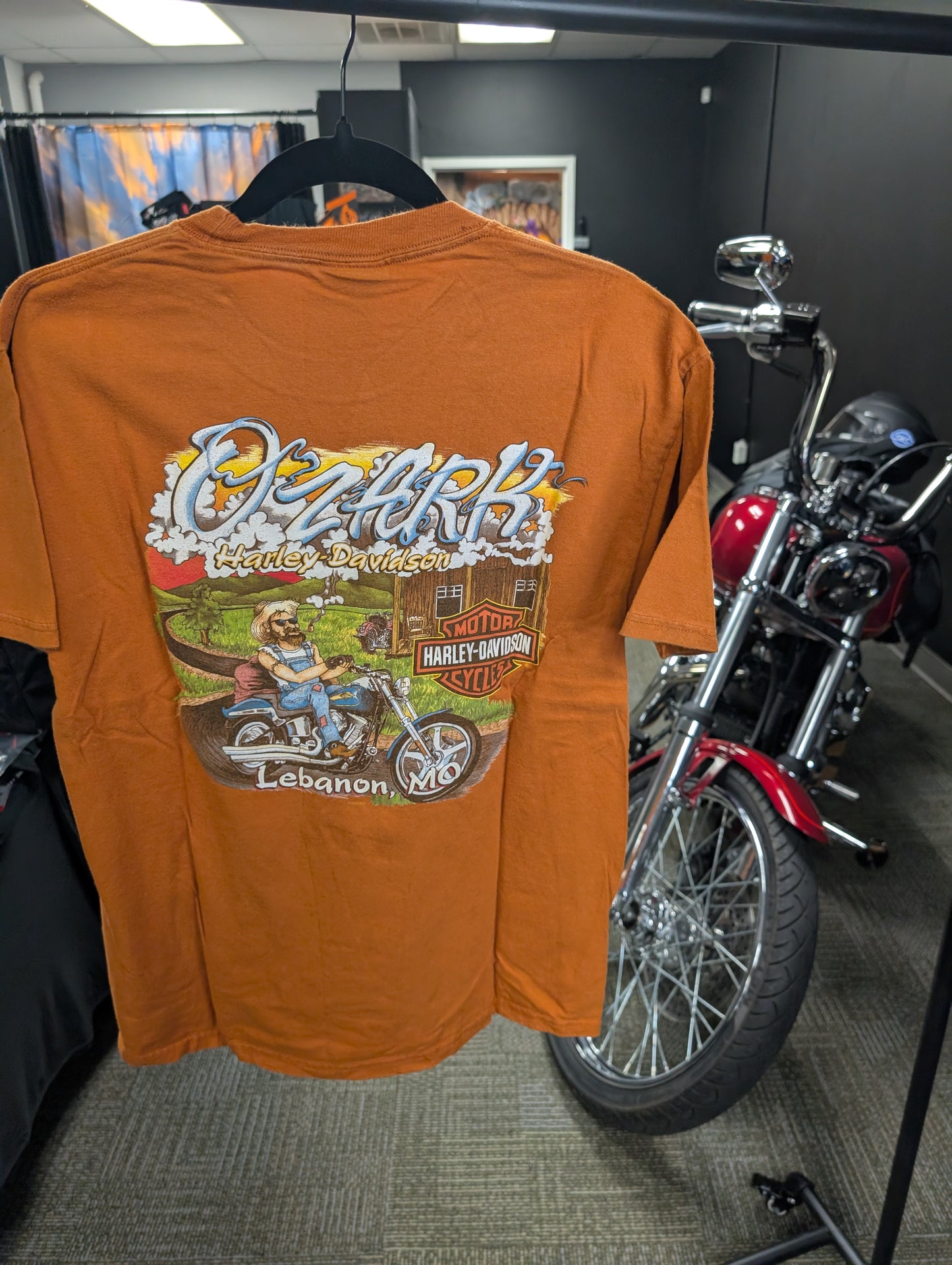 Steel Survivor Ozark Harley Davidson Men's Large Tshirt