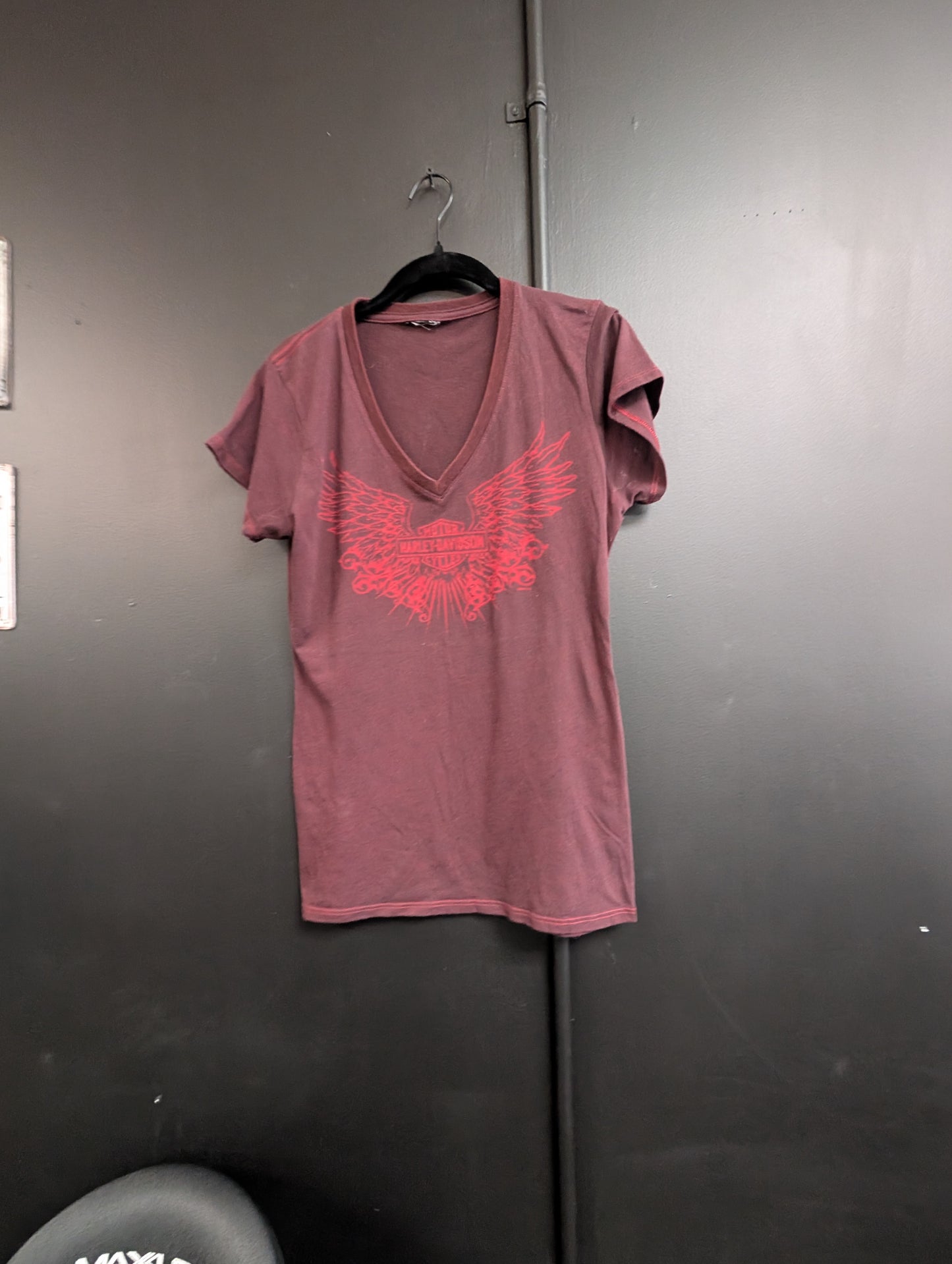 Harley red sublimation women's Medium