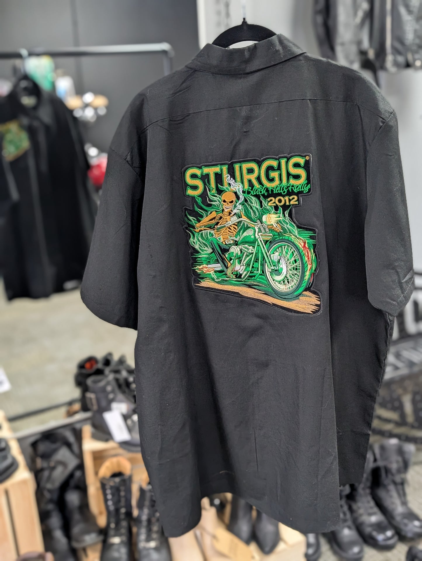 Sturgis 2012 shop shirt with Patches XXL