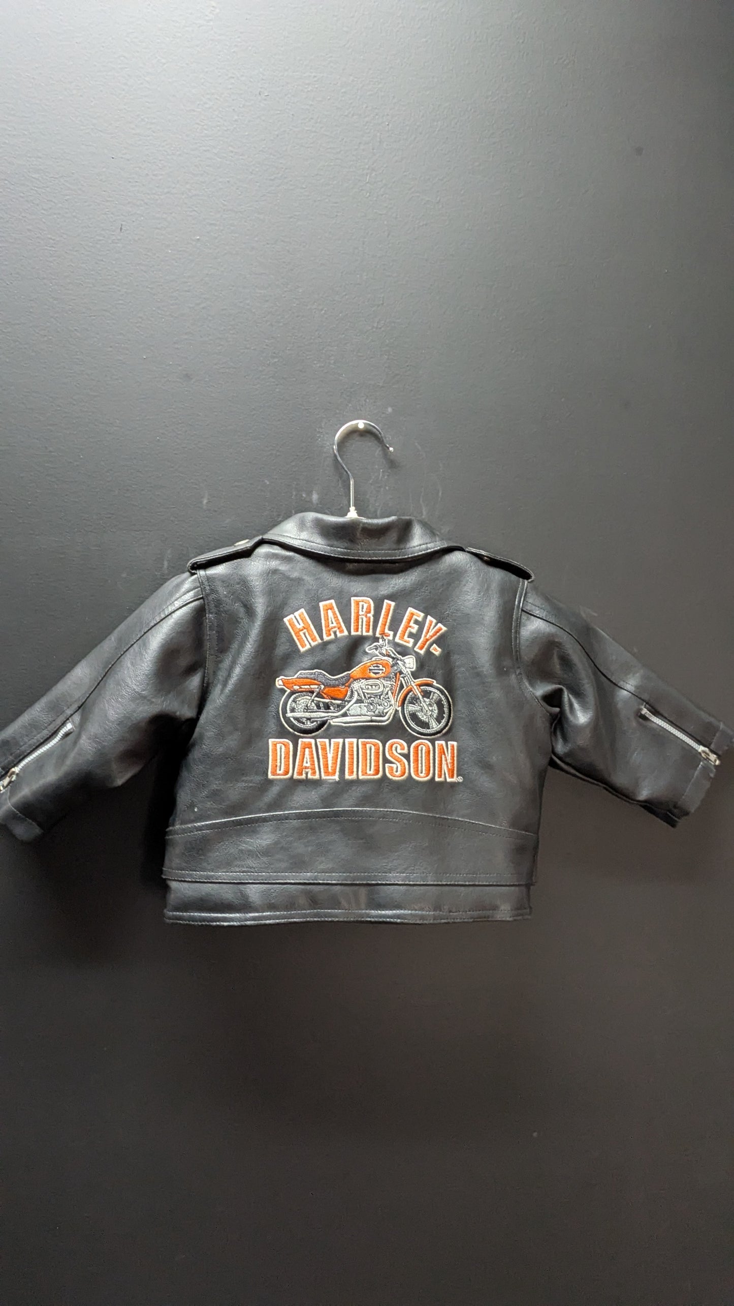 Toddler Harley-Davidson Leather Jacket-18months