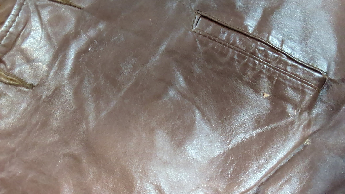 Sears Leather Shop Men's Vest -Large