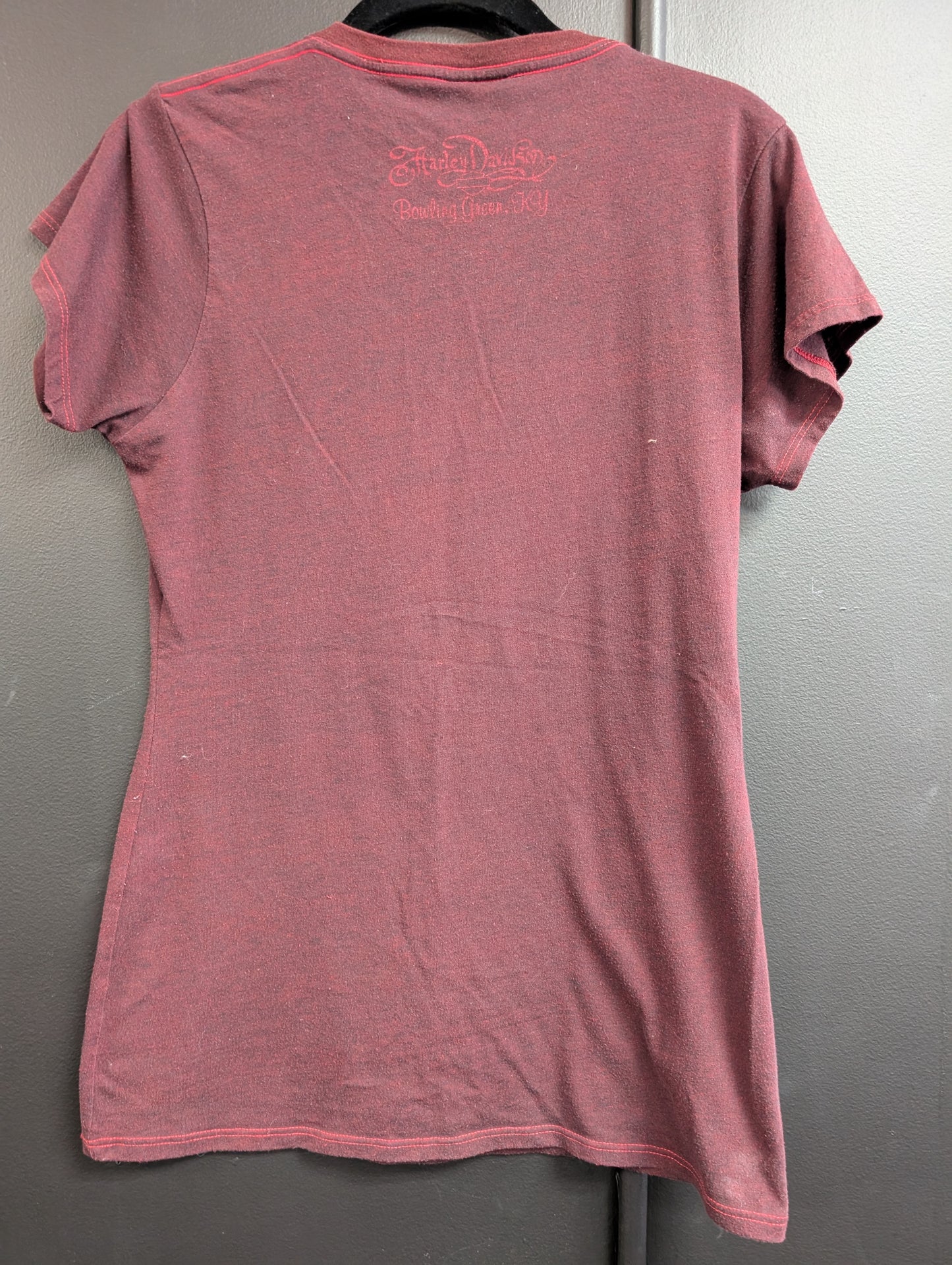 Harley red sublimation women's Medium
