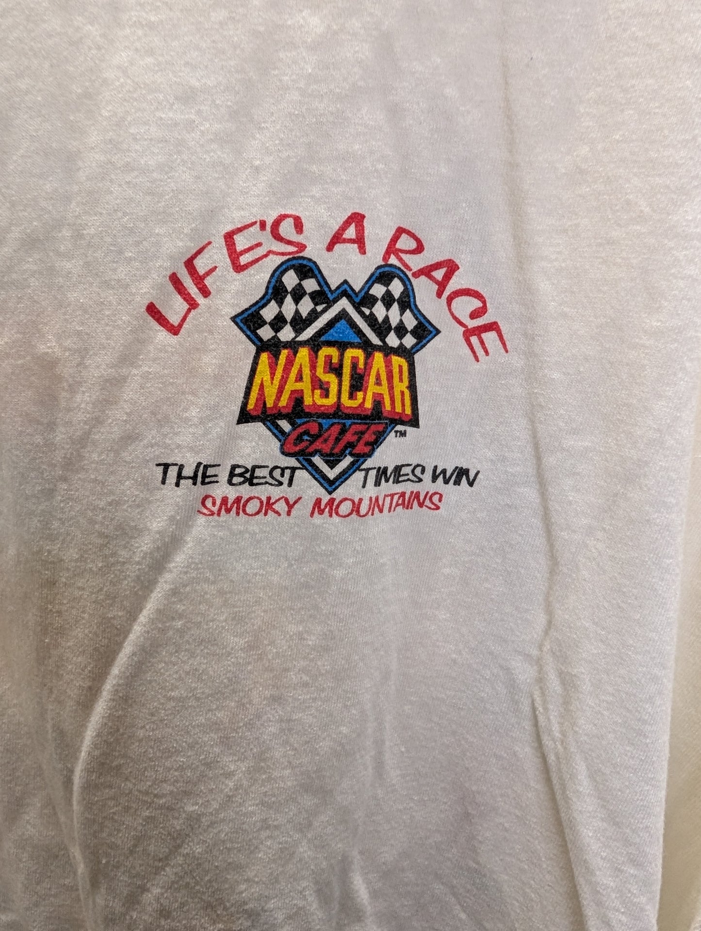 Life's a race vintage NASCAR T-shirt