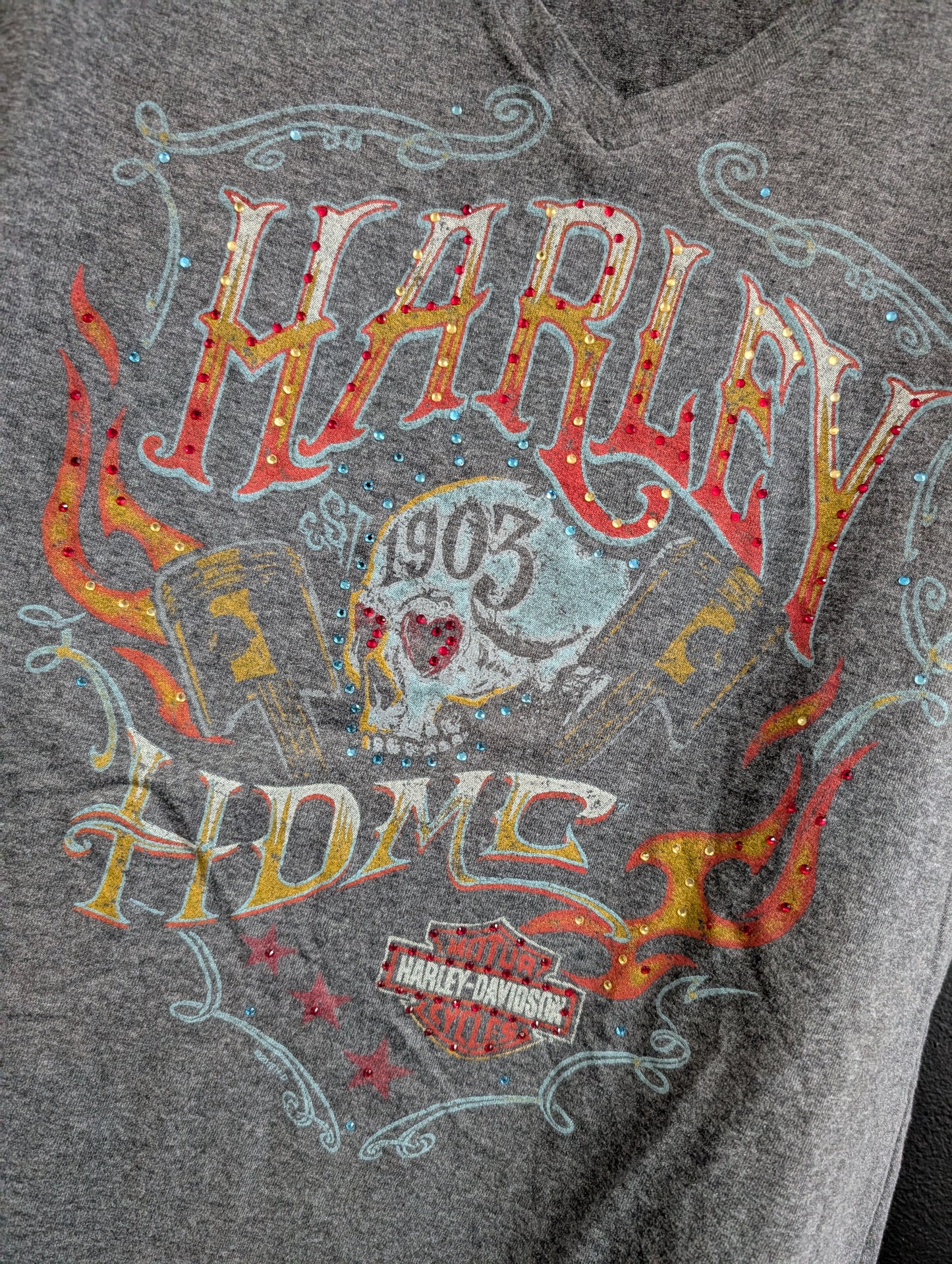 Harley Davidson women's Medium with Bling