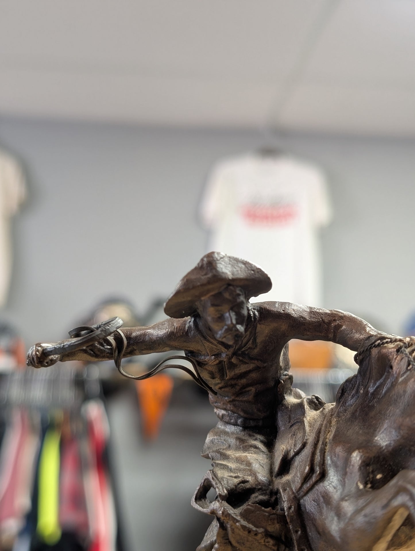 Bronco Buster Bronze Statue
