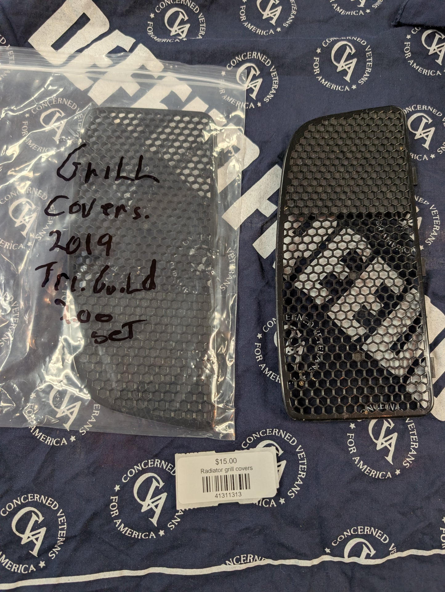 Radiator grill covers