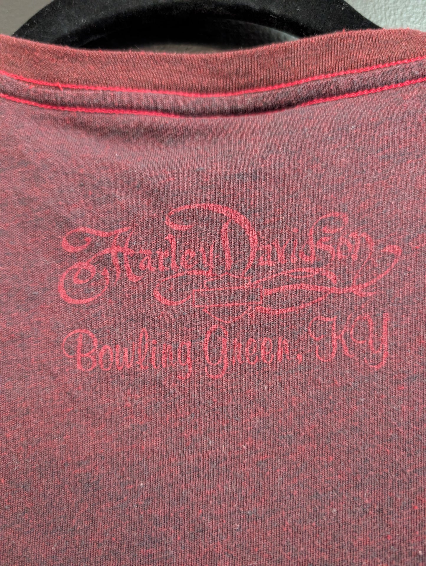 Harley red sublimation women's Medium