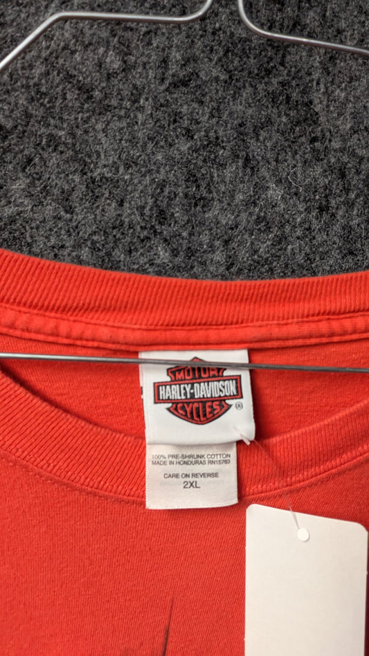 Harley-Davidson North Texas Long Sleeve T-Shirt – Red – 2XL