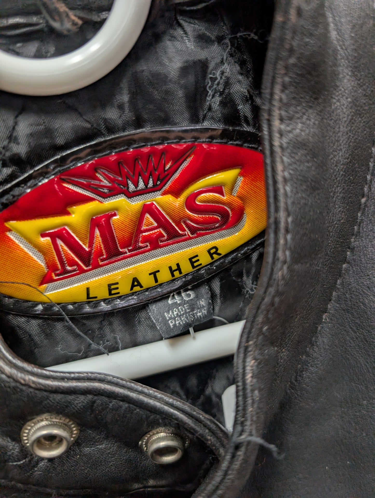 Leather riding Jacket size 46