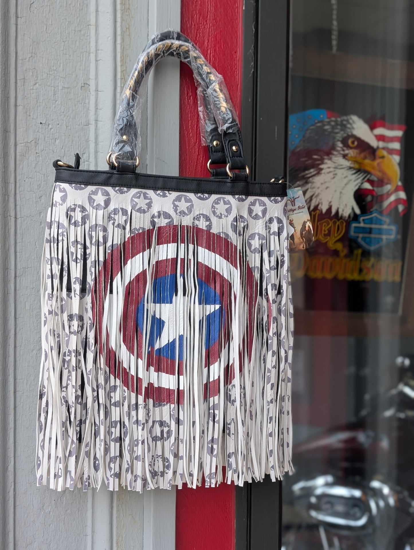 Heritage western handbag Captain America