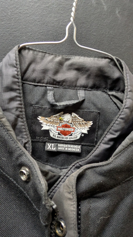 Harley-Davidson Men's FXRG Textile Riding Jacket – Size XL (Near-Mint / Complete System)