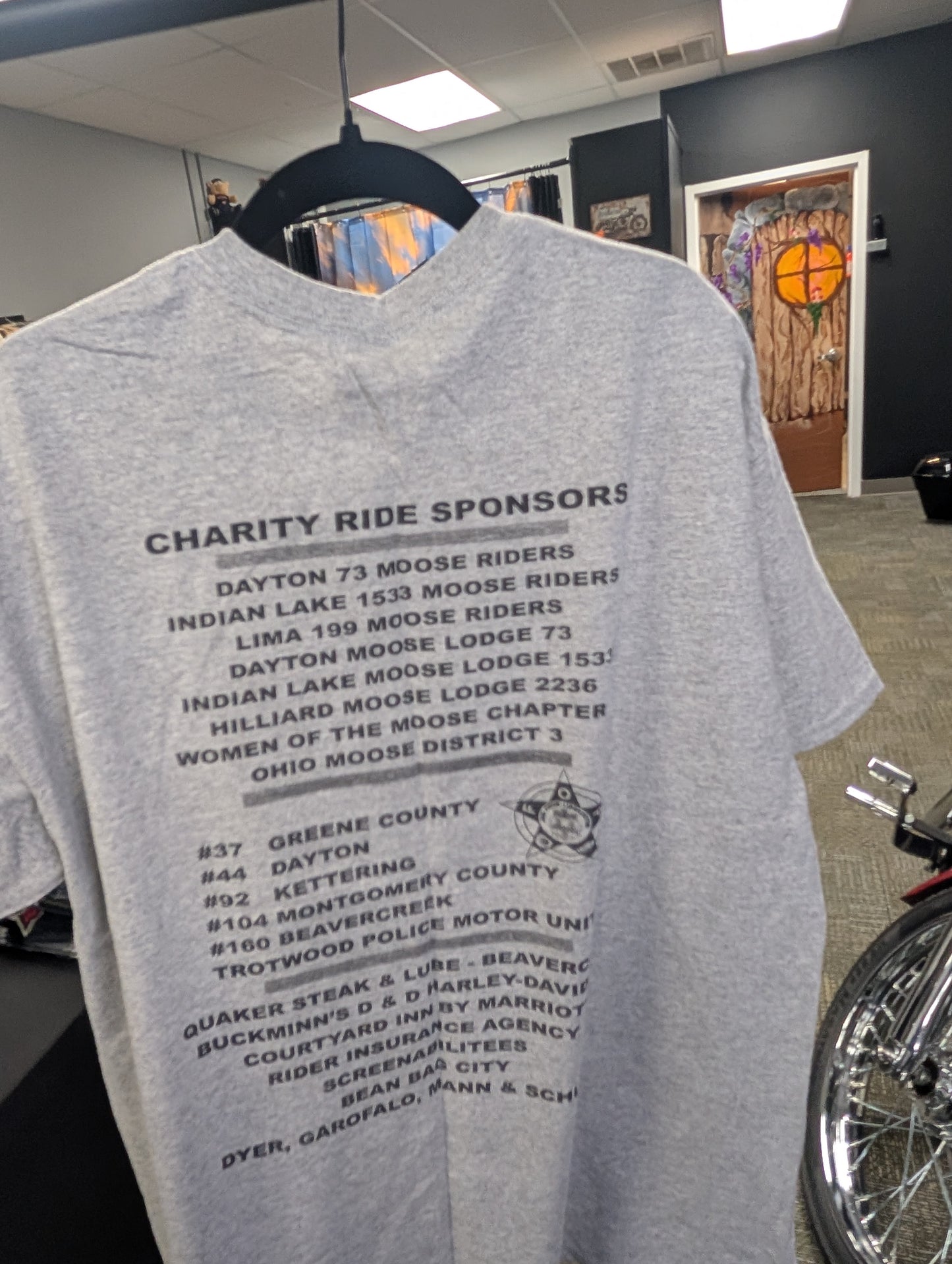 2013 Quaker Steak & Eric Estrada Motorcycle Tshirt XL