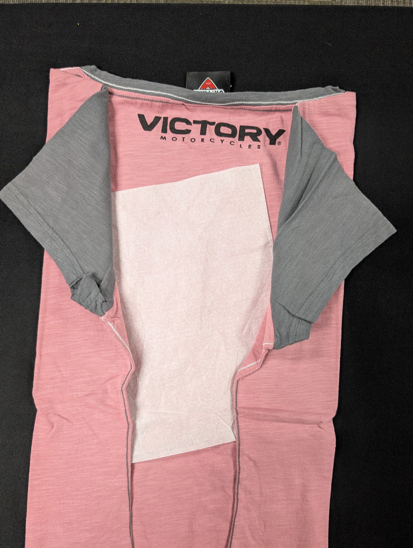 Victory Henley Tshirts pink Women's Large - New old stock