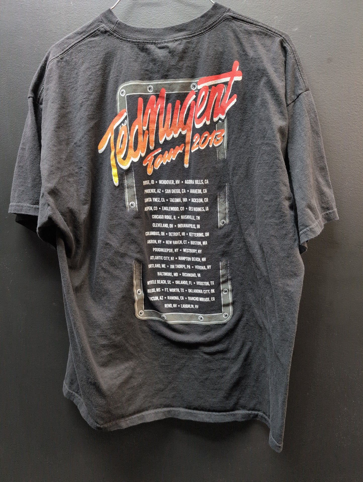 Ted Nugent Concert Tshirts