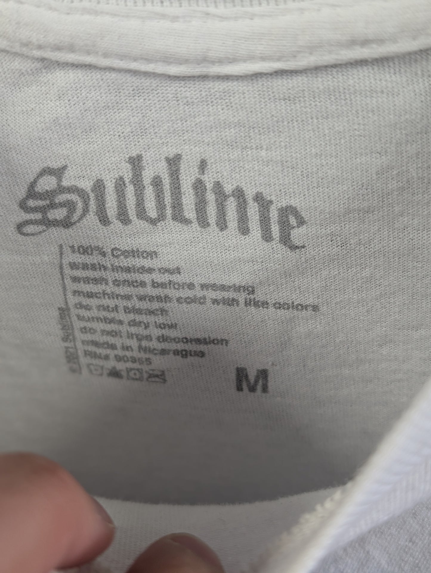 White sublime T-shirt