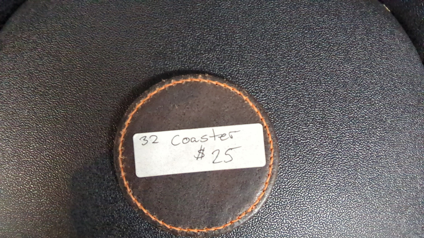 Custom Leather Coaster