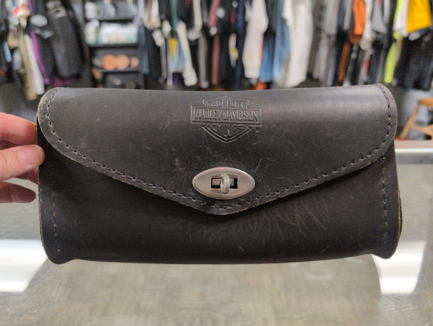 Harley Leather Pouch