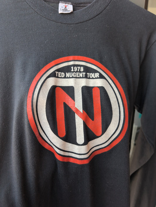 1978 Ted Nugent Tour Long Sleeve T-Shirt – Vintage Style Graphic (M)