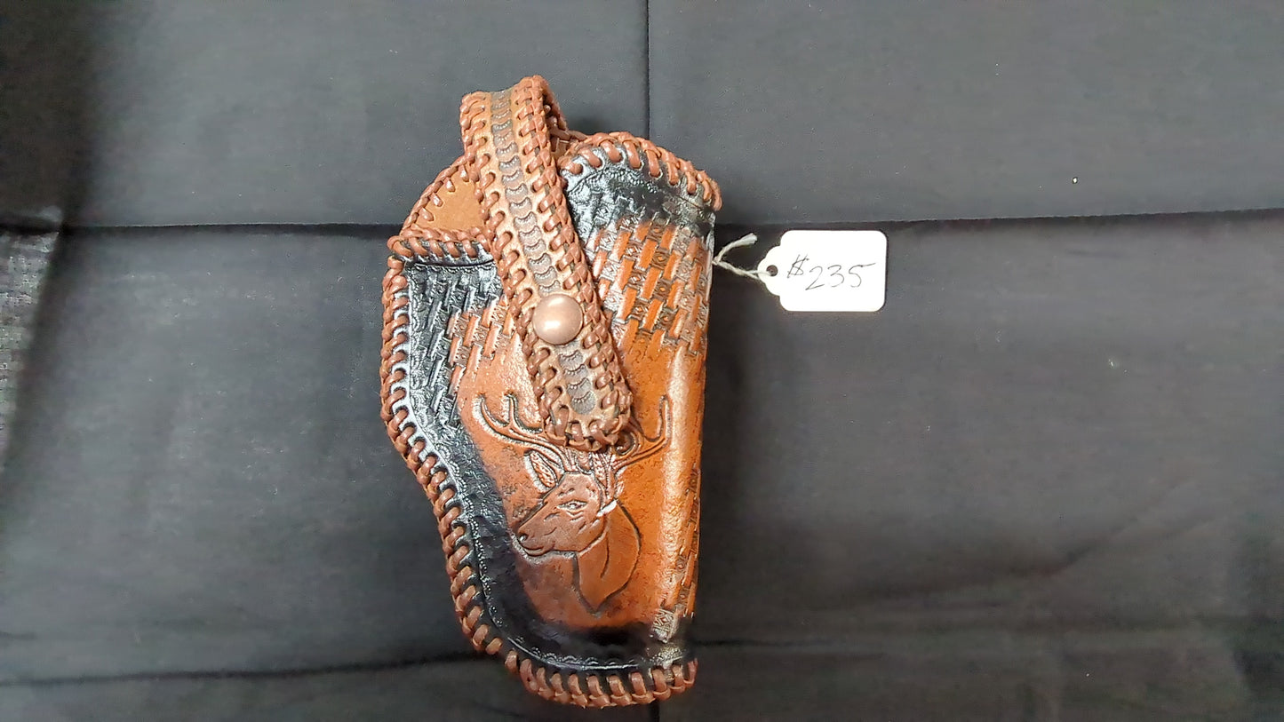 Locally Made Handcrafted Deer Leather Holster