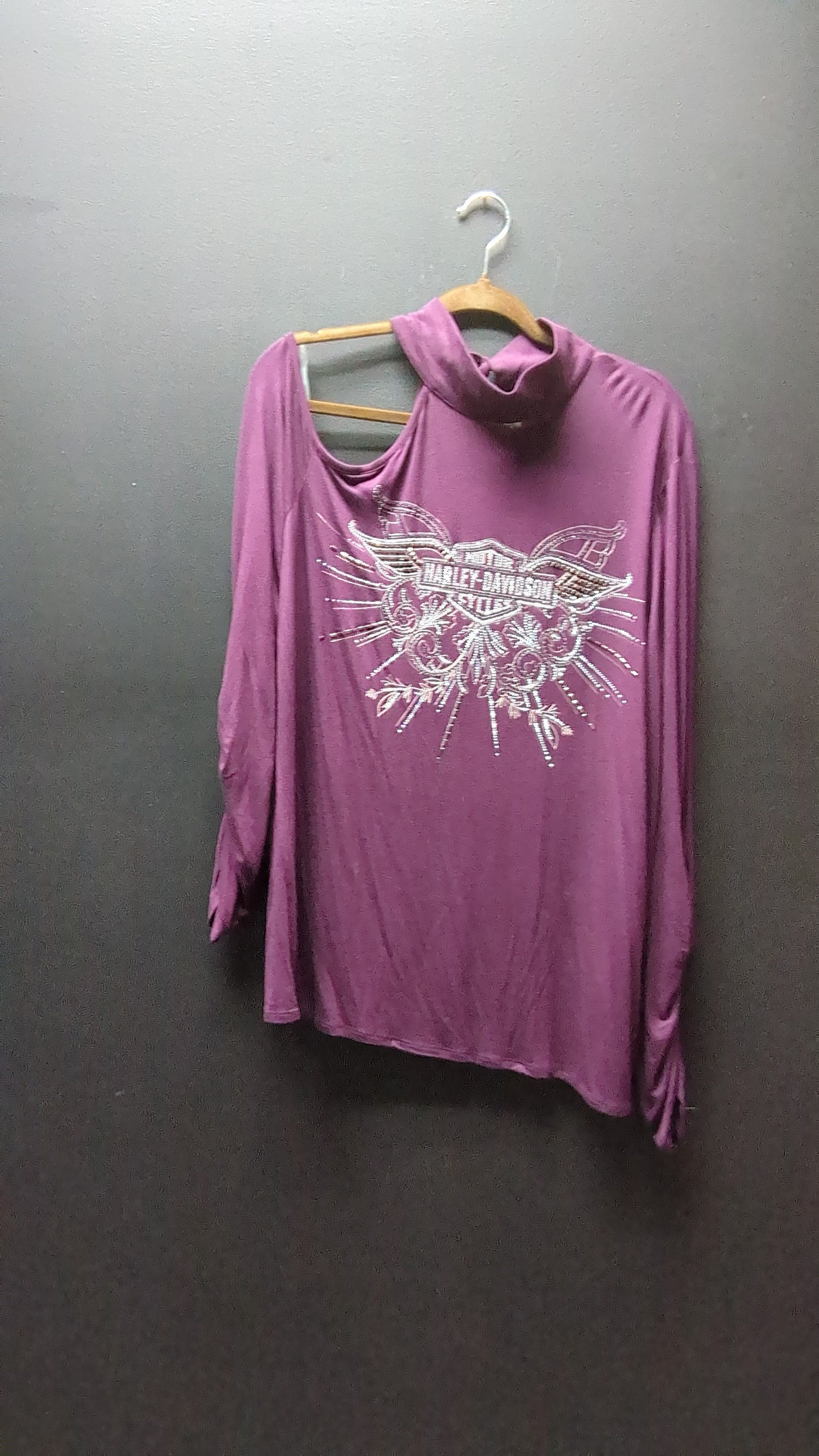 Harley Davidson Cold Shoulder Top