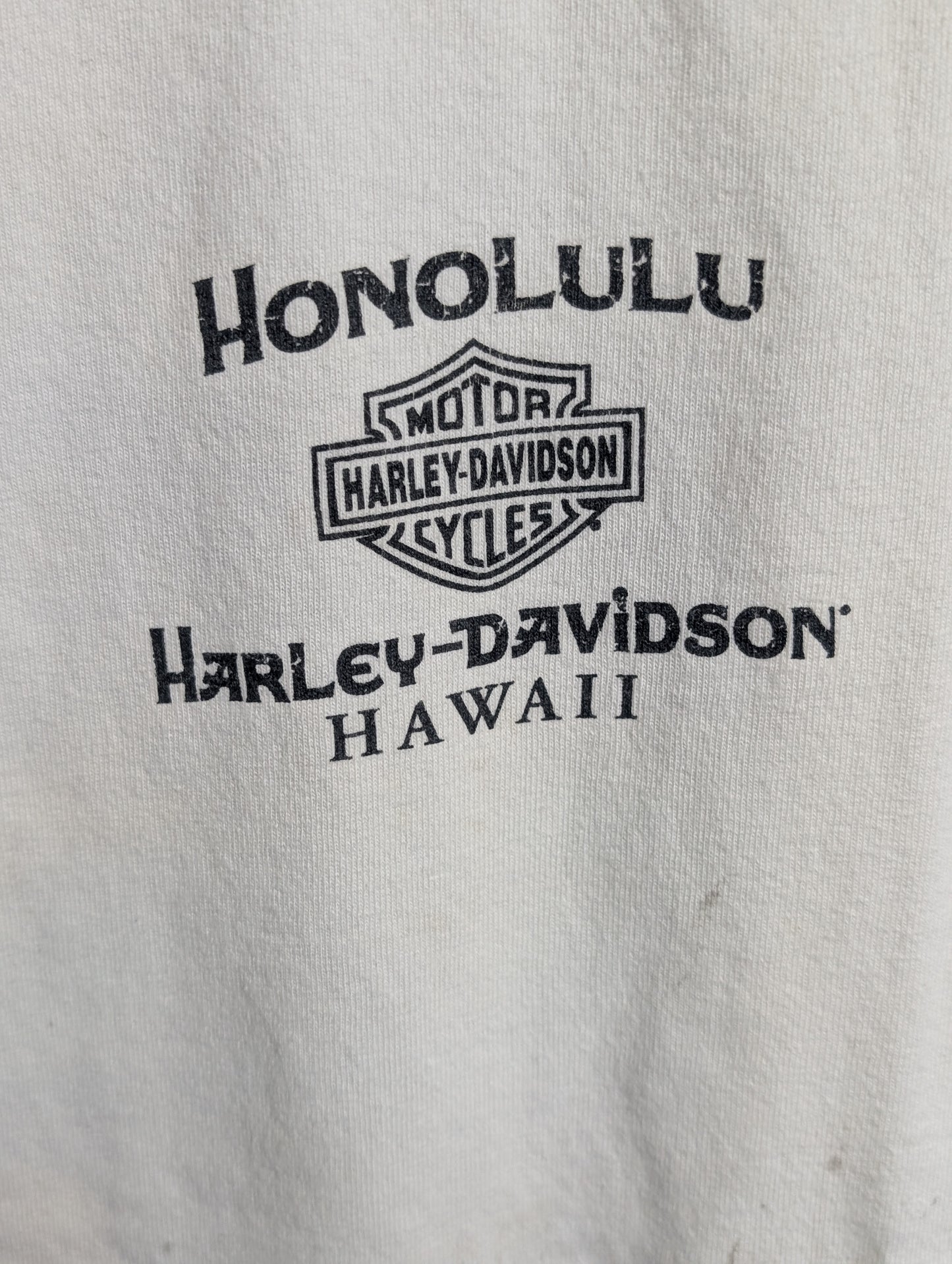 Honolulu Harley Davidson Stratman Sleeveless Men's Large Tshirt