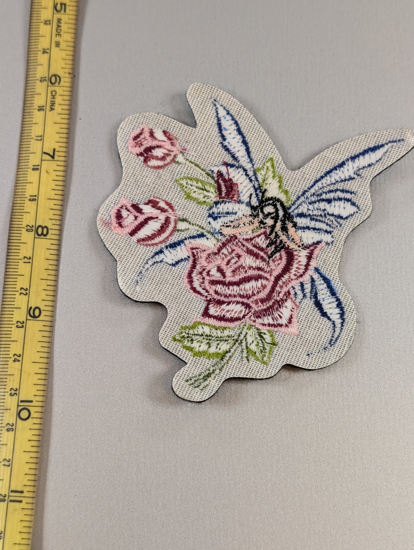 Fairy and roses Vintage Patch