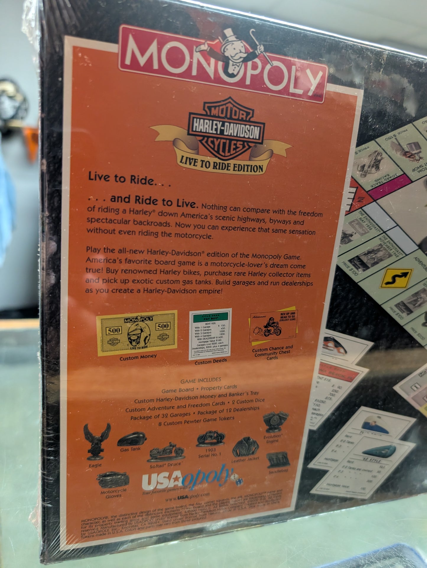 Harley Davidson Monopoly set
