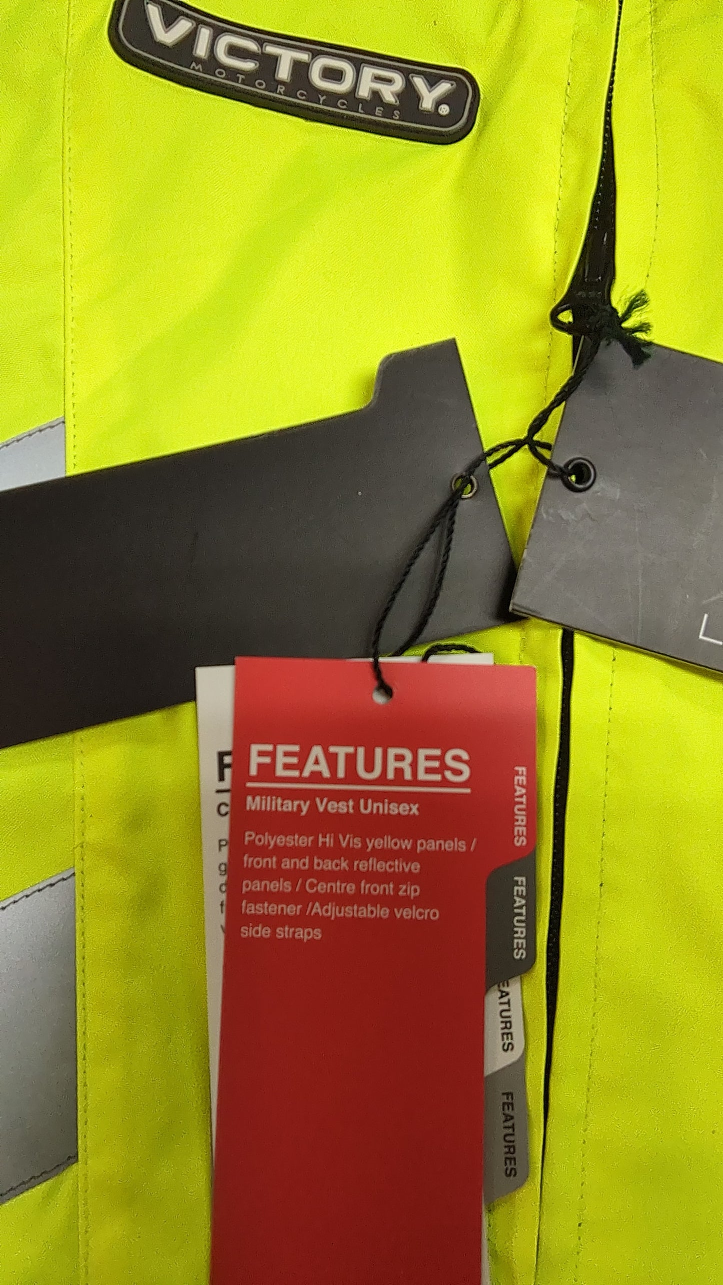 New Victory Military Vest unisex safety yellow-Med