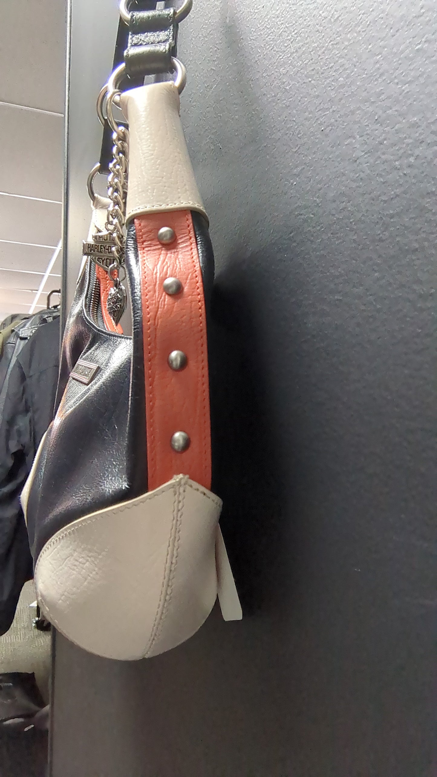 Harley Davidson Leather Shoulder Purse