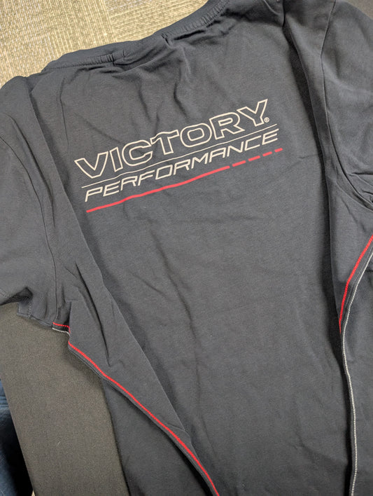 Victory motorcycle Women's Performance Logo Tshirts - New old Stock size Medium