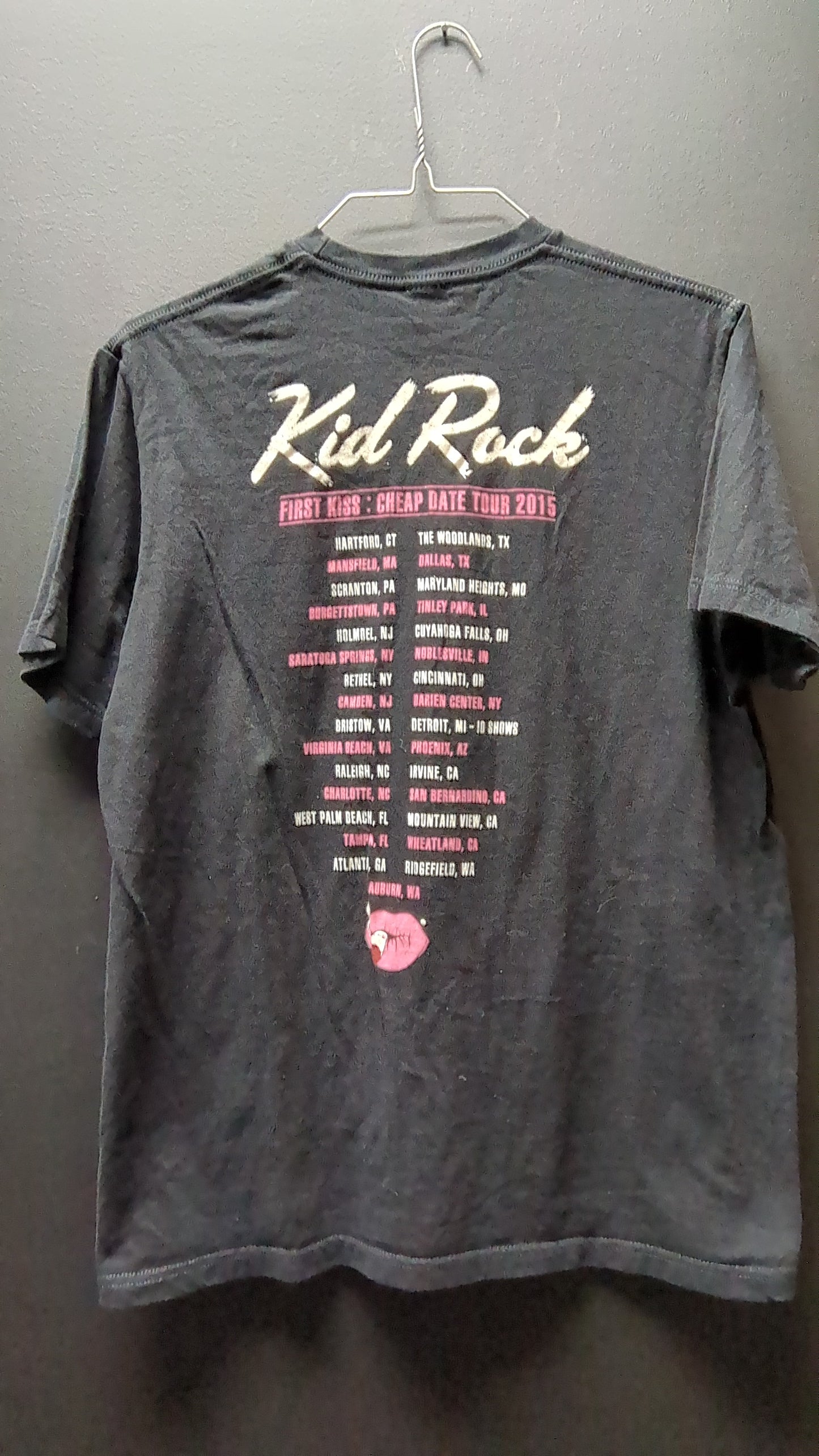 Kid Rock 2015 Concert T-shirt