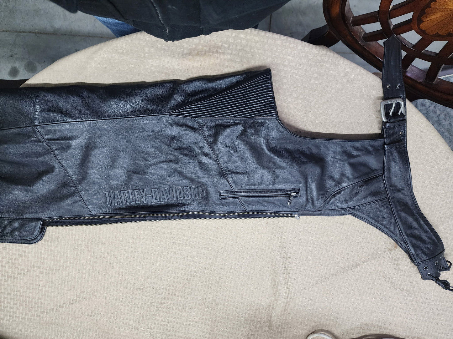 Women's Leather Harley Davidson Chaps size small short