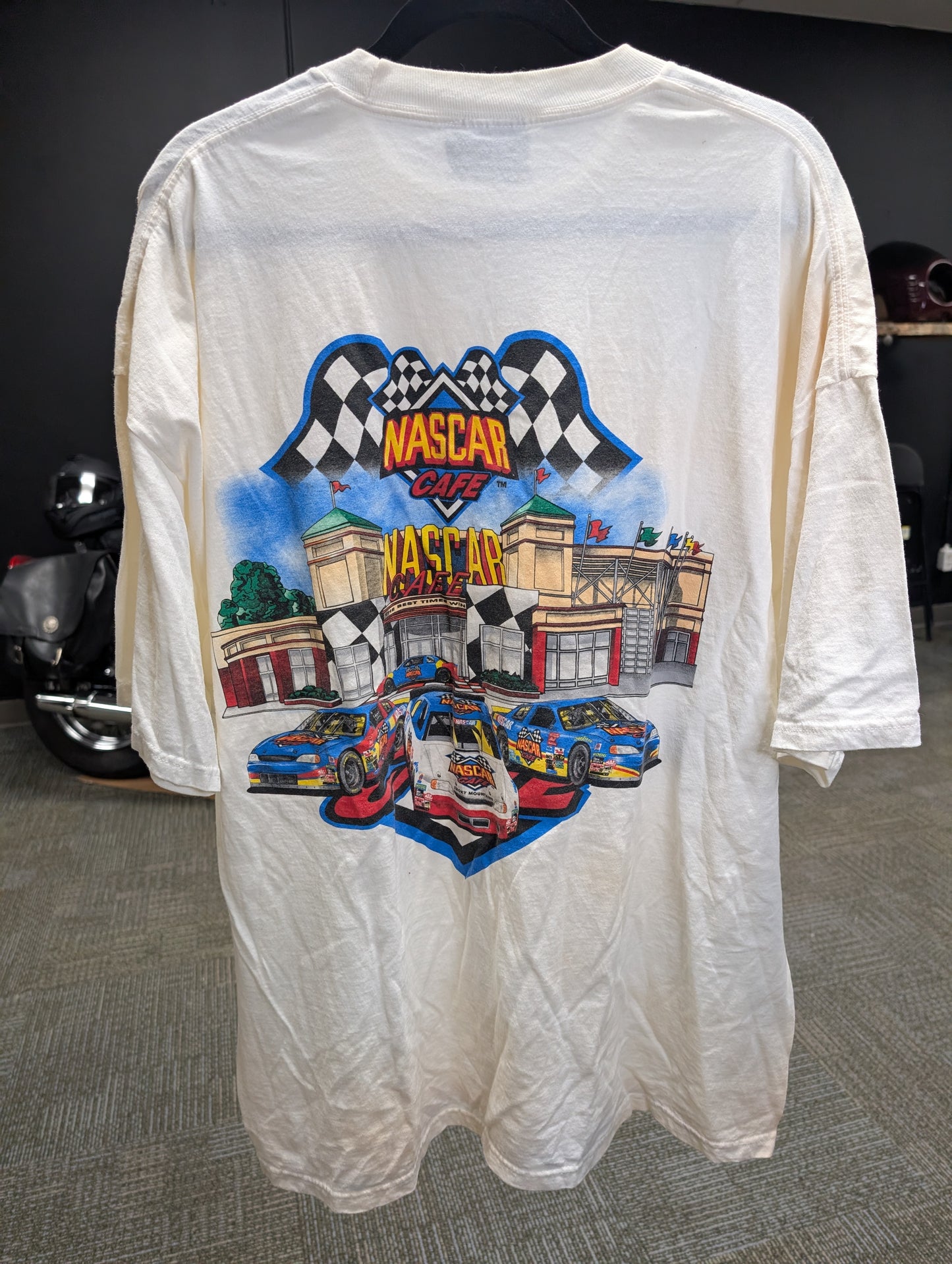 Life's a race vintage NASCAR T-shirt