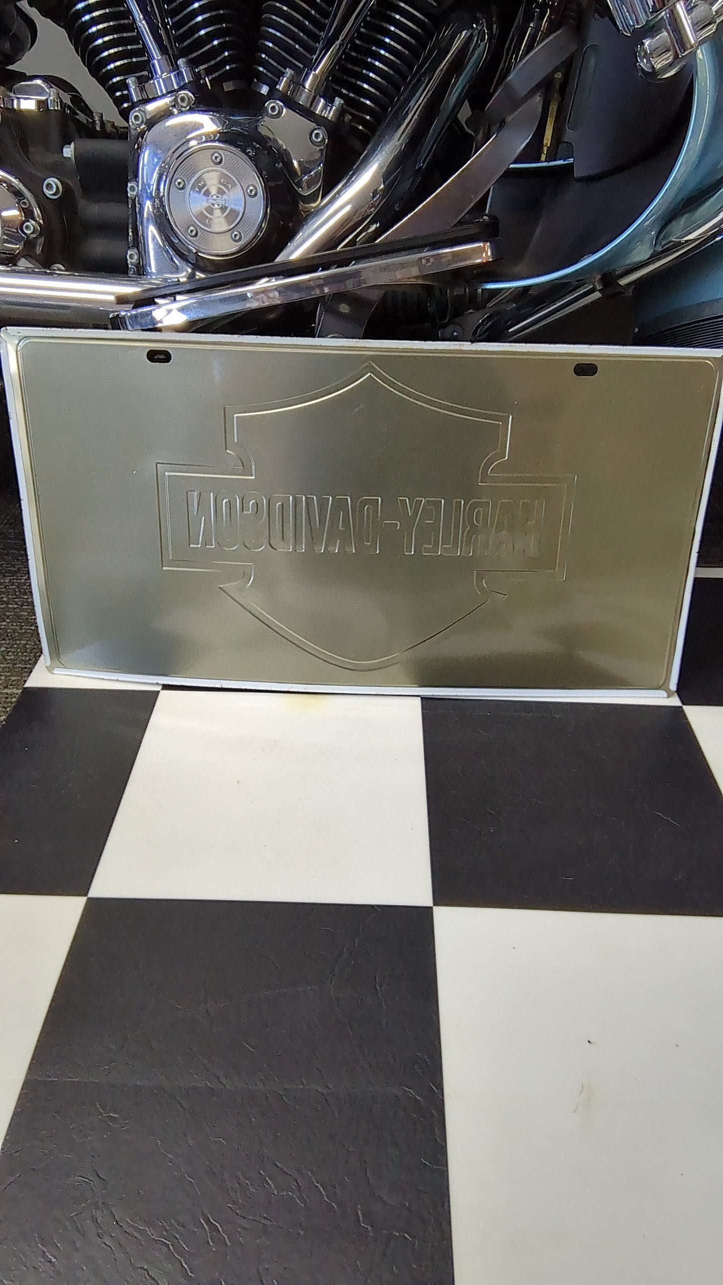 Vintage Harley-Davidson metal sign