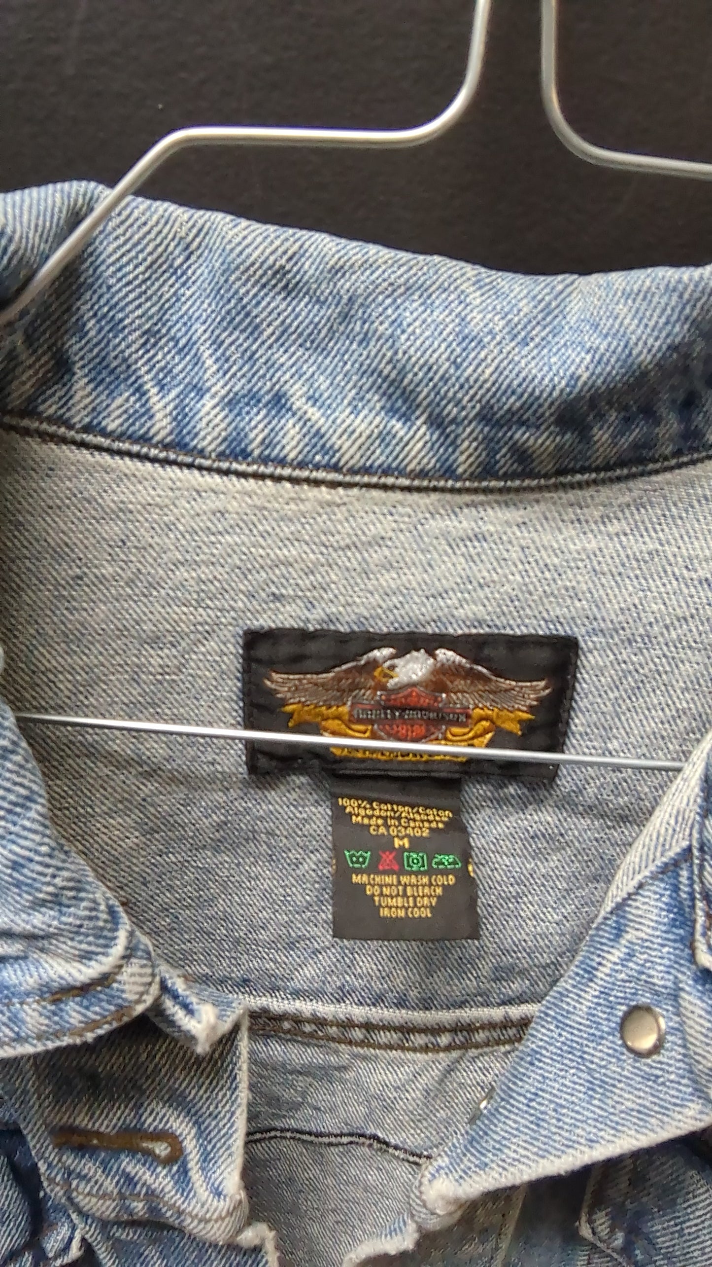 Harley Davidson Vintage Jean Jacket