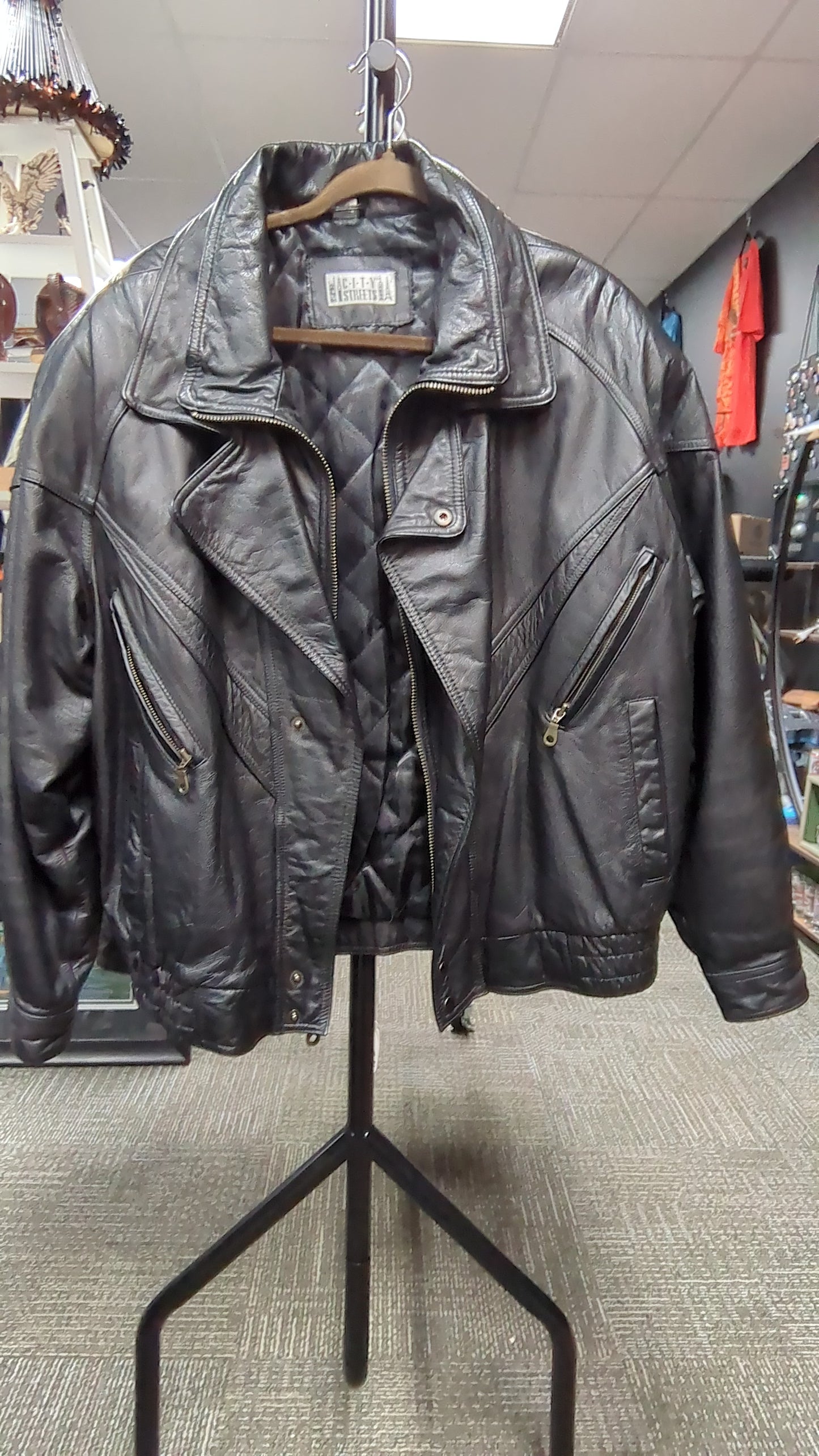 Leather Motorcycle Riding Jacket