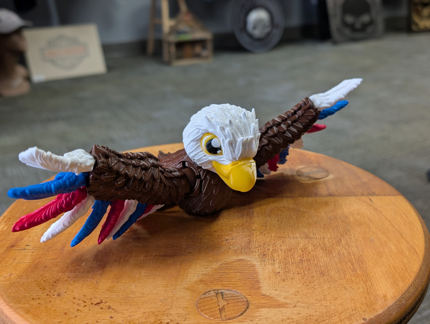 Red White and Blue Eagle