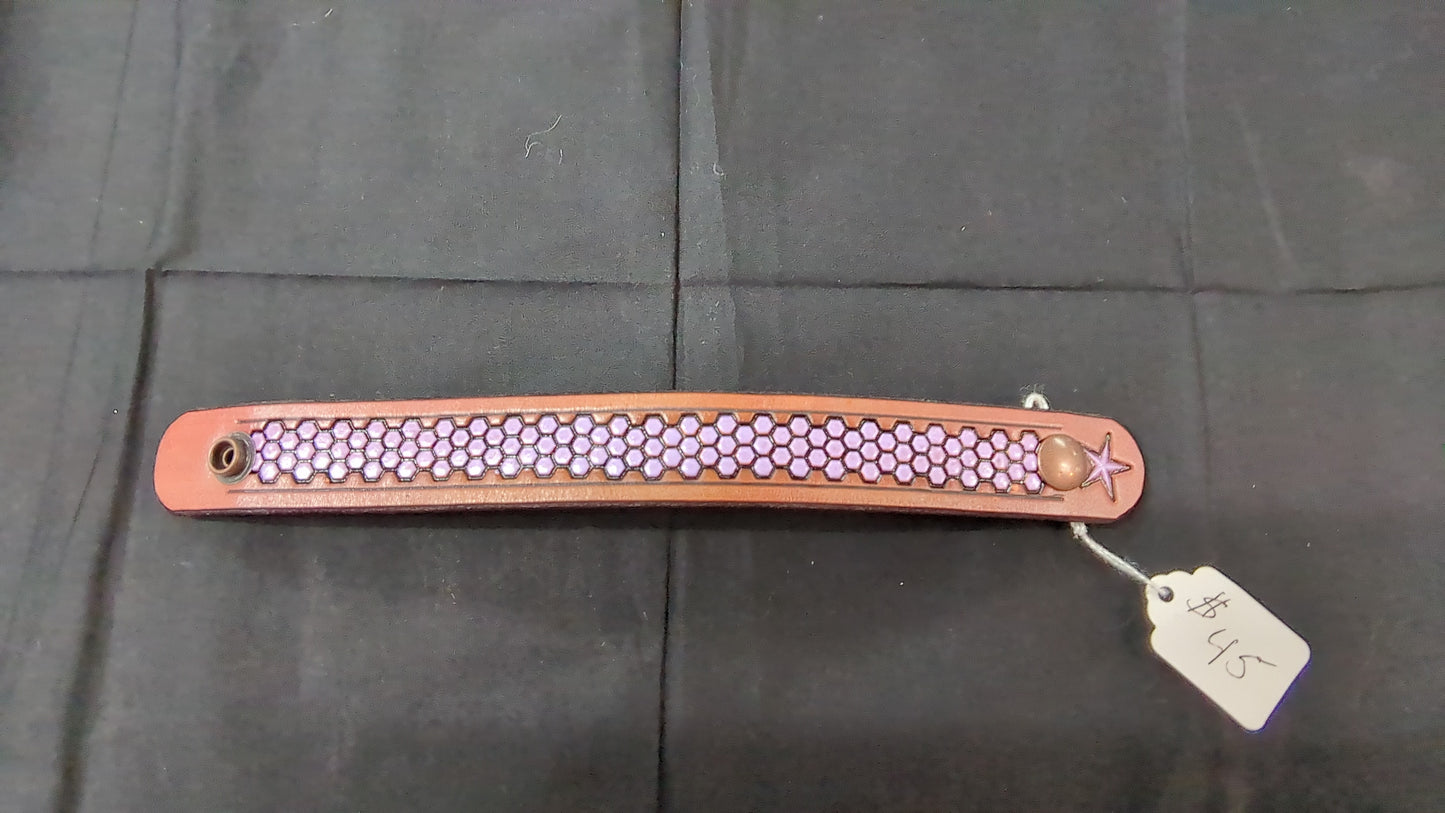 Custom Leather Bracelet