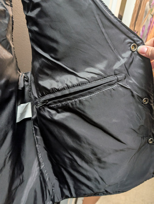 Leather Victory motorcycle vest size M mens