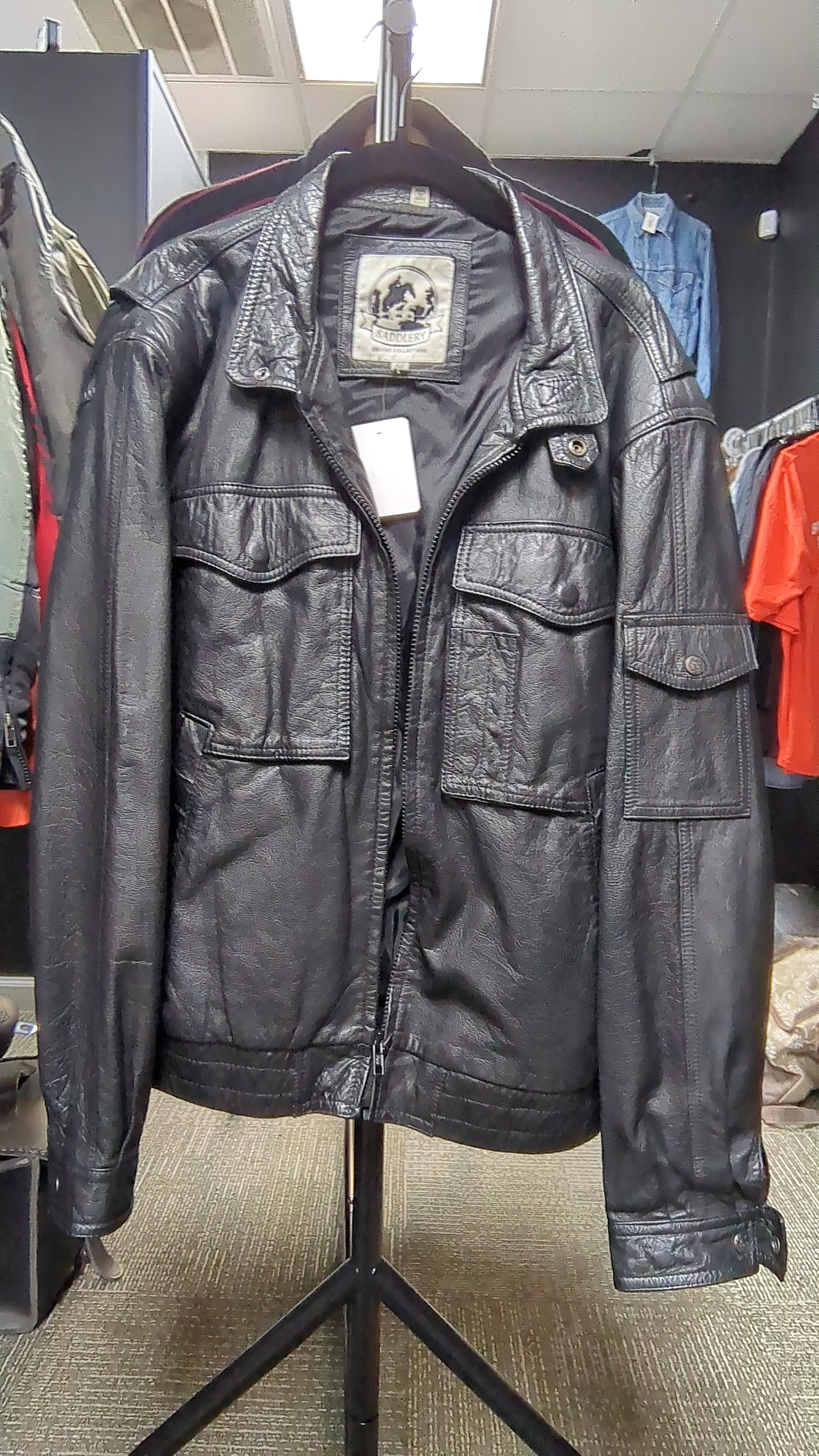 Vintage leather jacket