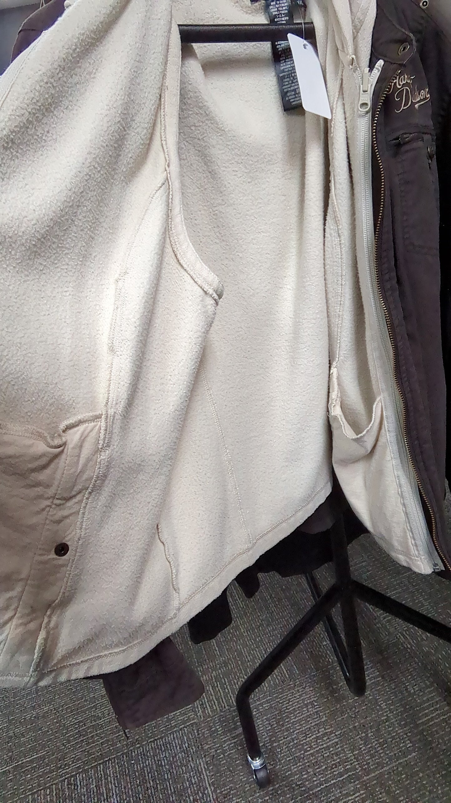 Women's Harley Davidson coat with separate liner