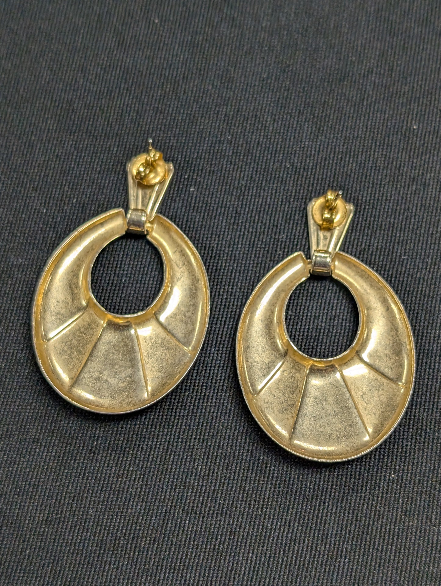 Harley Davidson post hoop earrings