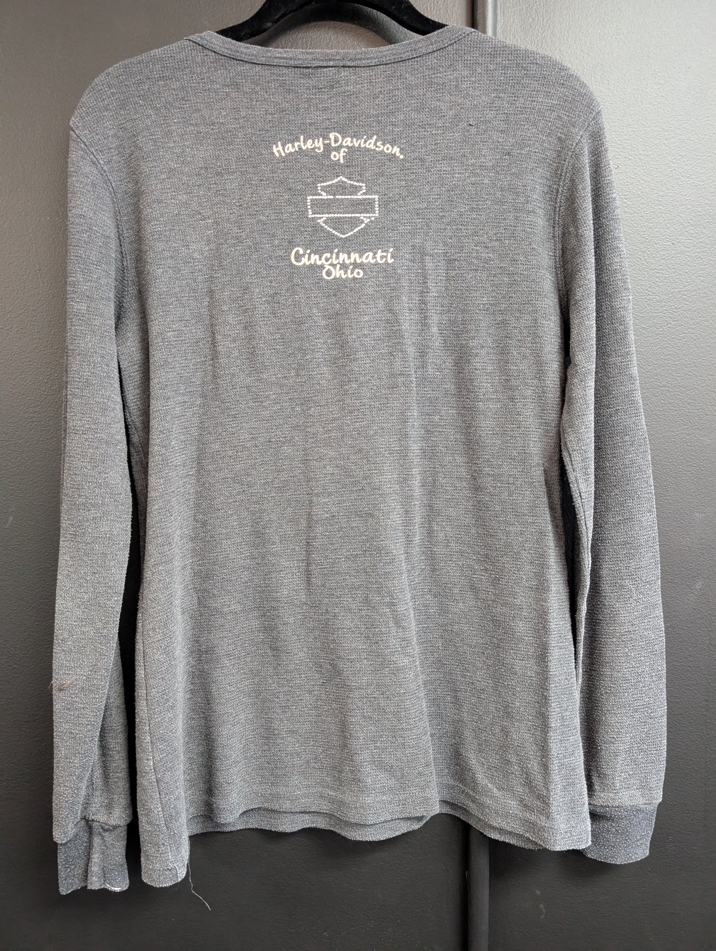 Harley-Davidson ride to live bling women's thermal long sleeve shirt
